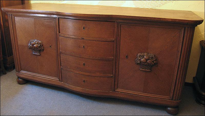 DUŻA, DĘBOWA KOMODA - 1