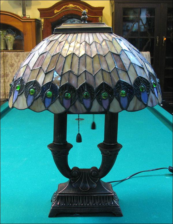 PIĘKNA LAMPA WITRAŻOWA TIFFANY 58 CM - 2