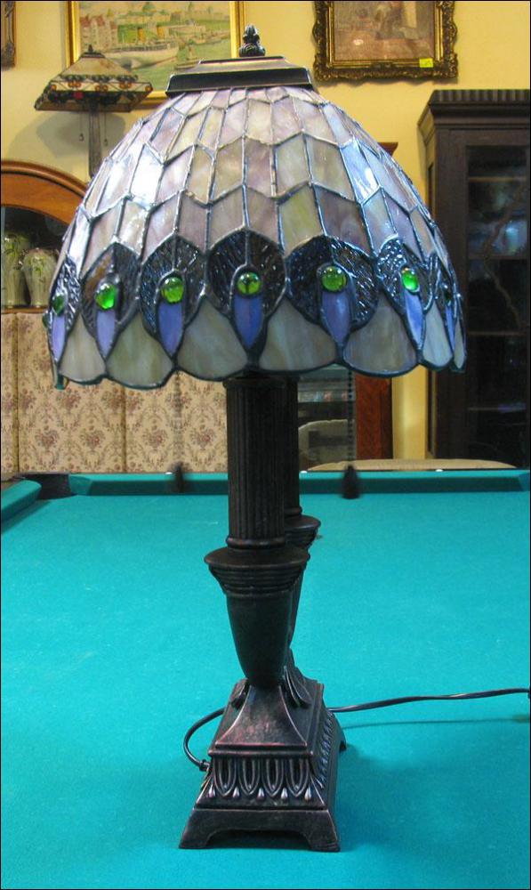 PIĘKNA LAMPA WITRAŻOWA TIFFANY 58 CM - 3