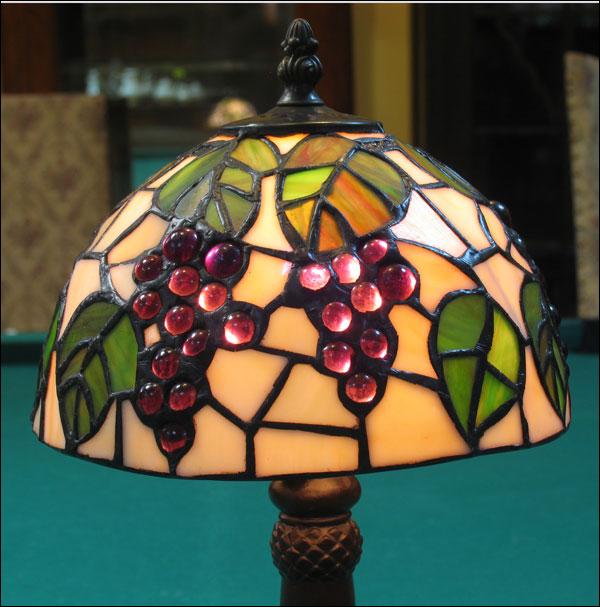 LAMPA WITRAŻOWA TIFFANY 33 CM  WINOGRONA - 2