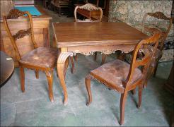 STÓŁ + 4 KRZESŁA - zdjęcie 1