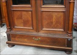 BIBLIOTEKA - ORZECH XIX wiek - zdjęcie 3