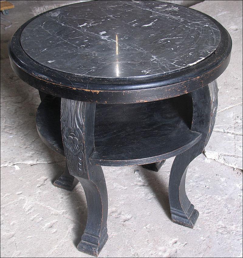 STOLIK Z MARMUROWYM BLATEM - 1