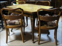 STÓŁ + 4 KRZESŁA - zdjęcie 2