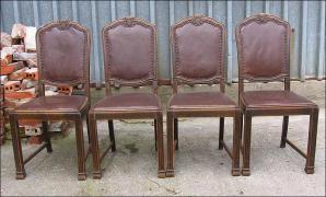 4 DĘBOWE KRZESŁA - zdjęcie 1 4 DĘBOWE KRZESŁA - zdjęcie 1