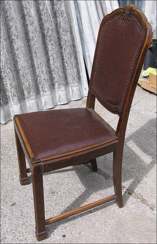 4 DĘBOWE KRZESŁA - 3