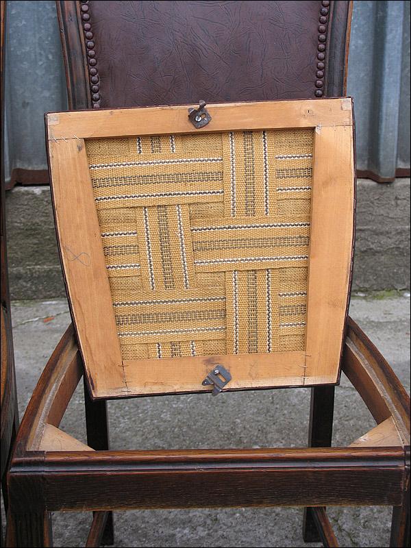 4 DĘBOWE KRZESŁA - 5