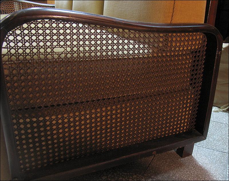 SOFA + 2 FOTELE Z RATANEM - 4