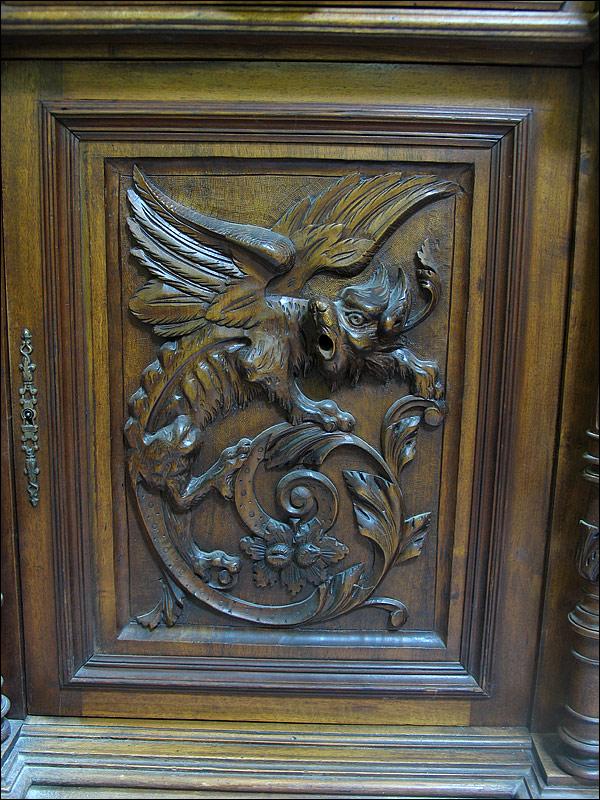 EKLEKTYCZNY KREDENS Z MARMUROWYM BLATEM - 8