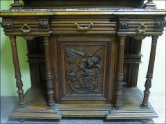 EKLEKTYCZNY KREDENS Z MARMUROWYM BLATEM - zdjęcie 11