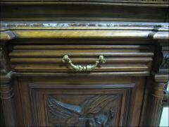 EKLEKTYCZNY KREDENS Z MARMUROWYM BLATEM - zdjęcie 14