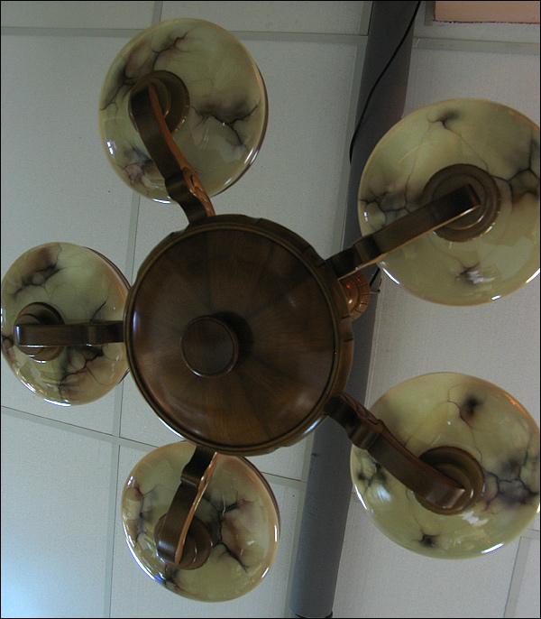 WISZĄCA LAMPA Z PIĘCIOMA KLOSZAMI - 2