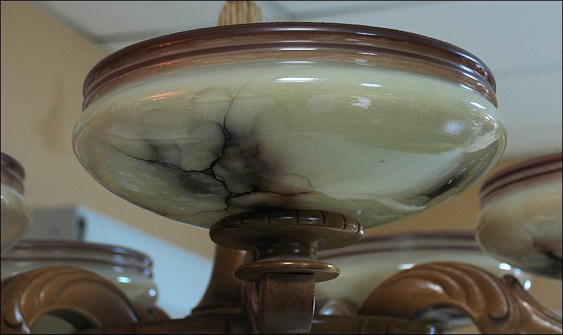 WISZĄCA LAMPA Z PIĘCIOMA KLOSZAMI - 4