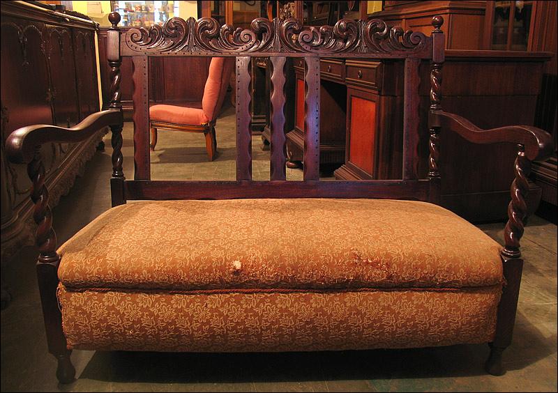 EKLEKTYCZNA SOFA + 2 FOTELE Z KOŃCA XIXw. - 1