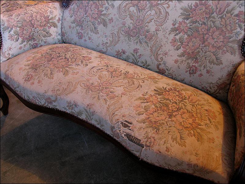 SOFA + 3 FOTELE Z POŁOWY XXw. - 7