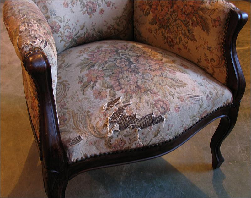 SOFA + 3 FOTELE Z POŁOWY XXw. - 17