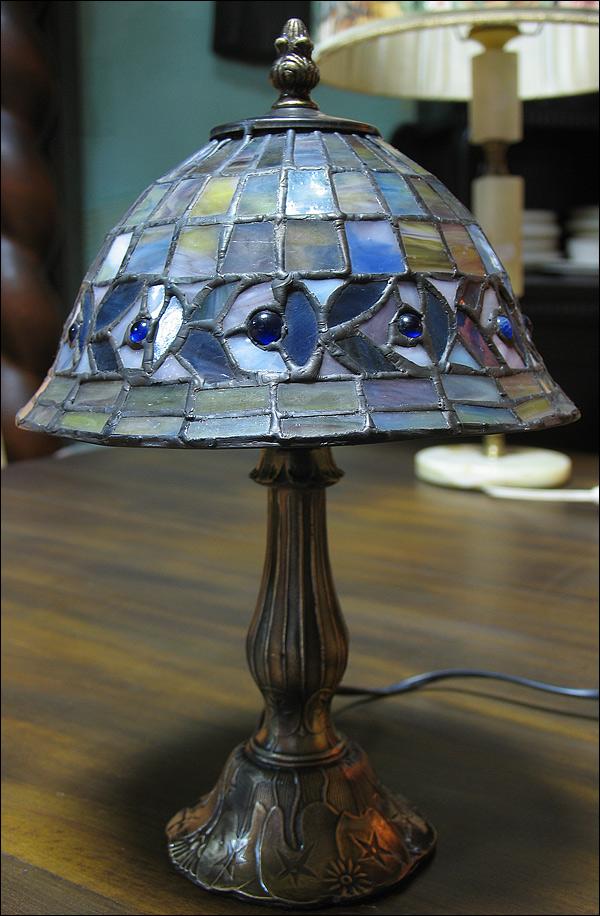 LAMPA WITRAŻOWA TIFFANY 32 CM - 1