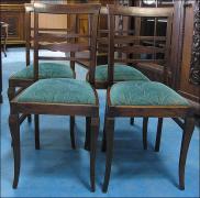 4 KRZESŁA ART DECO (u) - zdjęcie 1