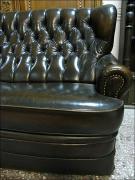 KOMPLET WYPOCZYNKOWY W STYLU CHESTERFIELD - zdjęcie 5
