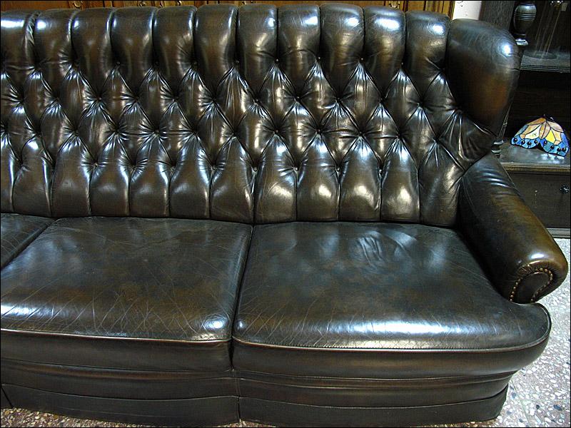 KOMPLET WYPOCZYNKOWY W STYLU CHESTERFIELD - 6