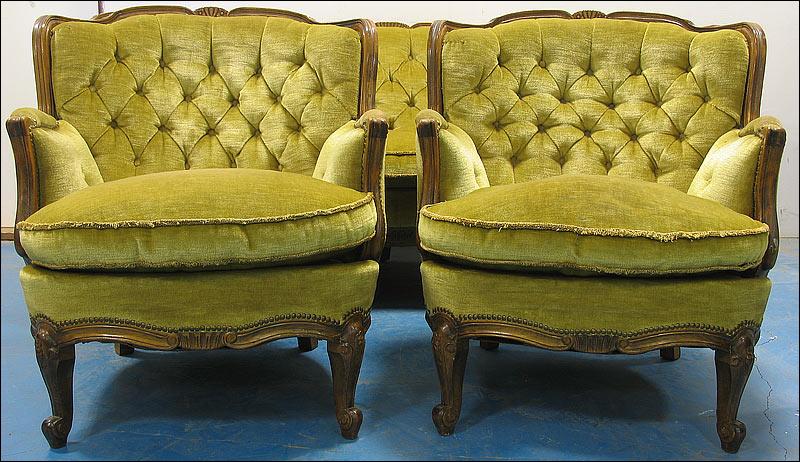 KOMPLET CHIPPENDALE - SOFA + 2 FOTELE (u) - 9
