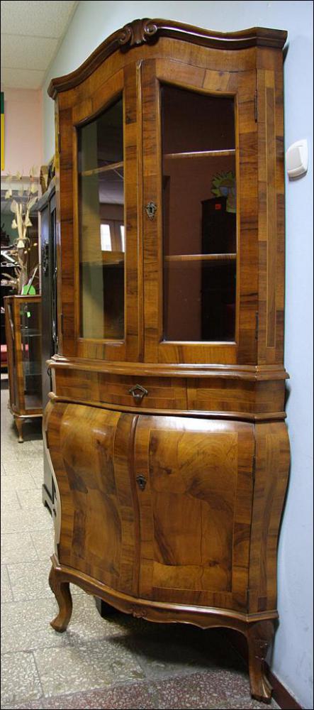 WITRYNA NAROŻNA - STYL BIEDERMEIER / BAROK - 1