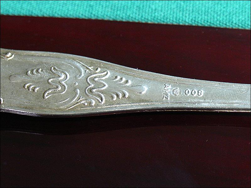 KOMPLET POSREBRZANYCH SZTUĆCÓW - 3