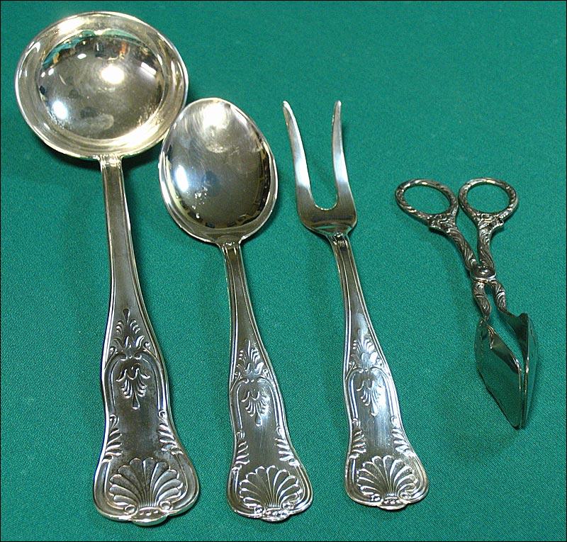 KOMPLET POSREBRZANYCH SZTUĆCÓW - 9
