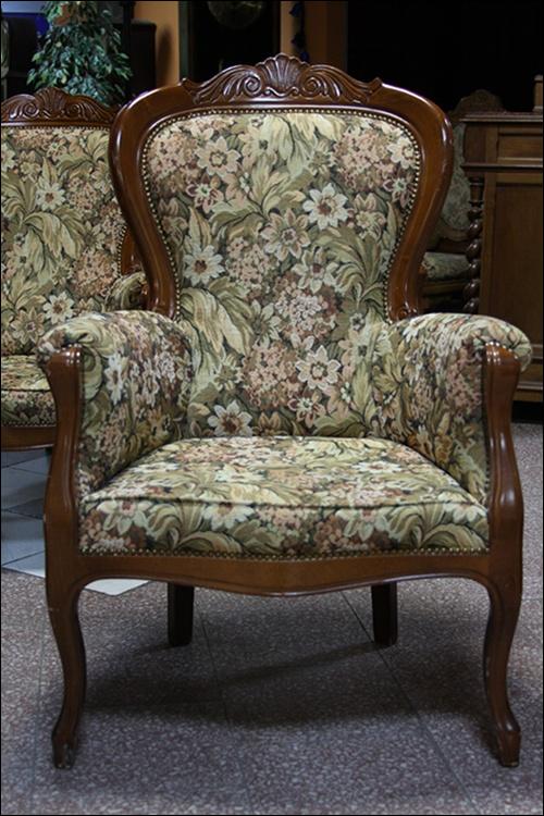 PIĘKNY KPL WYPOCZYNKOWY W STYLU BIEDERMAIER'OWSKIM - 1