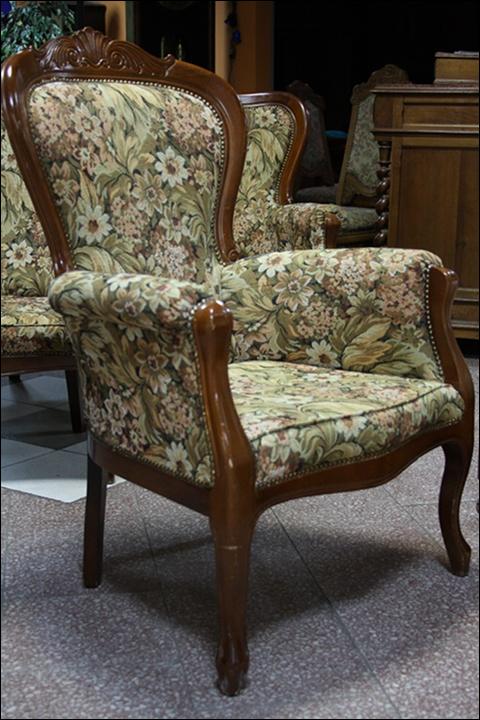 PIĘKNY KPL WYPOCZYNKOWY W STYLU BIEDERMAIER'OWSKIM - 2