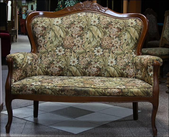 PIĘKNY KPL WYPOCZYNKOWY W STYLU BIEDERMAIER'OWSKIM - 5