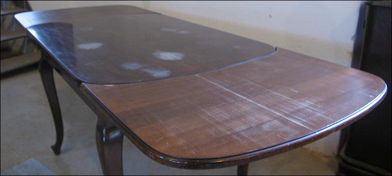 STÓŁ + 4 KRZESŁA CHIPPENDALE (u) - 5