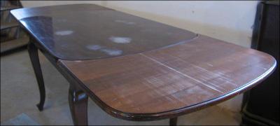 STÓŁ + 4 KRZESŁA CHIPPENDALE (u) - zdjęcie 6