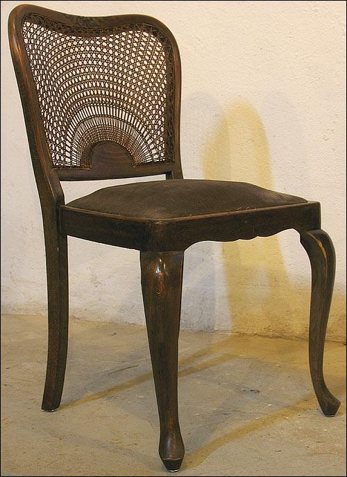 STÓŁ + 4 KRZESŁA CHIPPENDALE (u) - 8