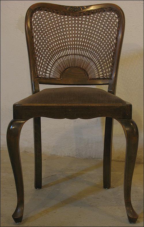 STÓŁ + 4 KRZESŁA CHIPPENDALE (u) - 9