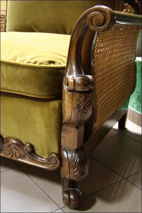 FOTELE CHIPPENDALE PO RENOWACJI TAPICERKI - 2