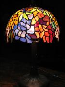 LAMPA WITRAŻOWA TIFFANY 40 CM GRA KOLORÓW - zdjęcie 3