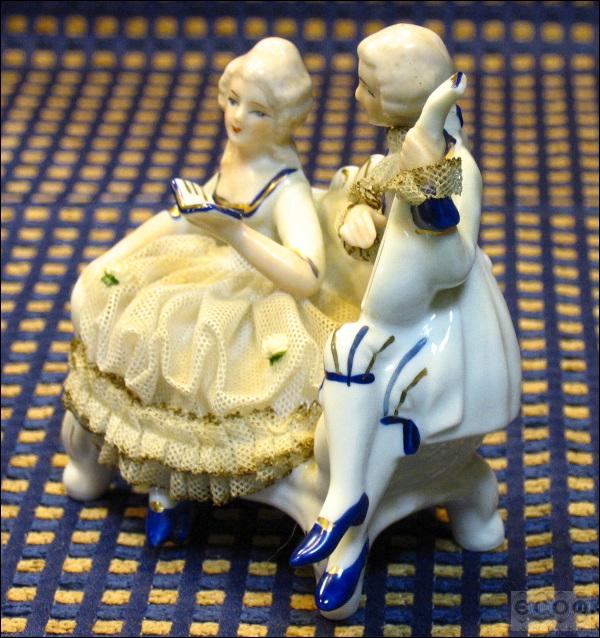 5 PORCELANOWYCH FIGUREK - 3