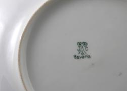 RĘCZNIE MALOWANY TALERZ / Bratki / - Marktredwitz, Jaeger & Co (k) - zdjęcie 3