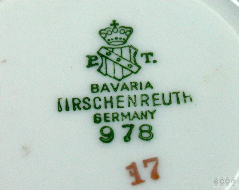 FILIŻANKA + SPODEK - TIRSCHENREUTH (k) - 4