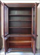 PIĘKNA NEORENESANSOWA BIBLIOTECZKA - ORZECH - zdjęcie 2