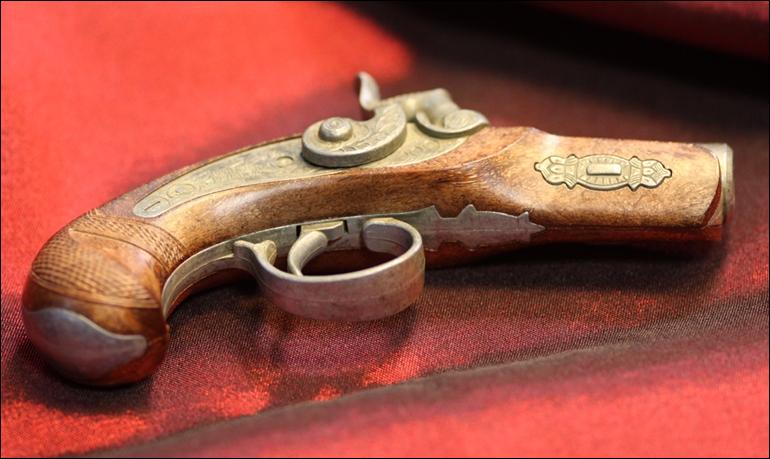 PISTOLET SKAŁKOWY - REPLIKA DERINGER'A - 2