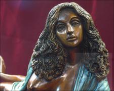 FIGURA Z BRĄZU - AKT KOBIETY (k) - zdjęcie 1