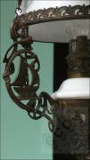 WISZĄCA LAMPA NAFTOWA Z OKRESU MIĘDZYWOJENNEGO (k) - zdjęcie 6