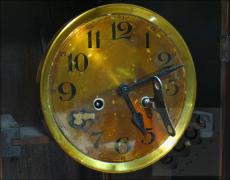 Zegar wiszący z okresu międzywojennego - zdjęcie 5