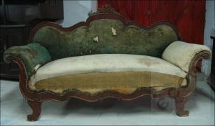 SOFA BIEDERMEIER XIXw. - DO RENOWACJI (g) - zdjęcie 2