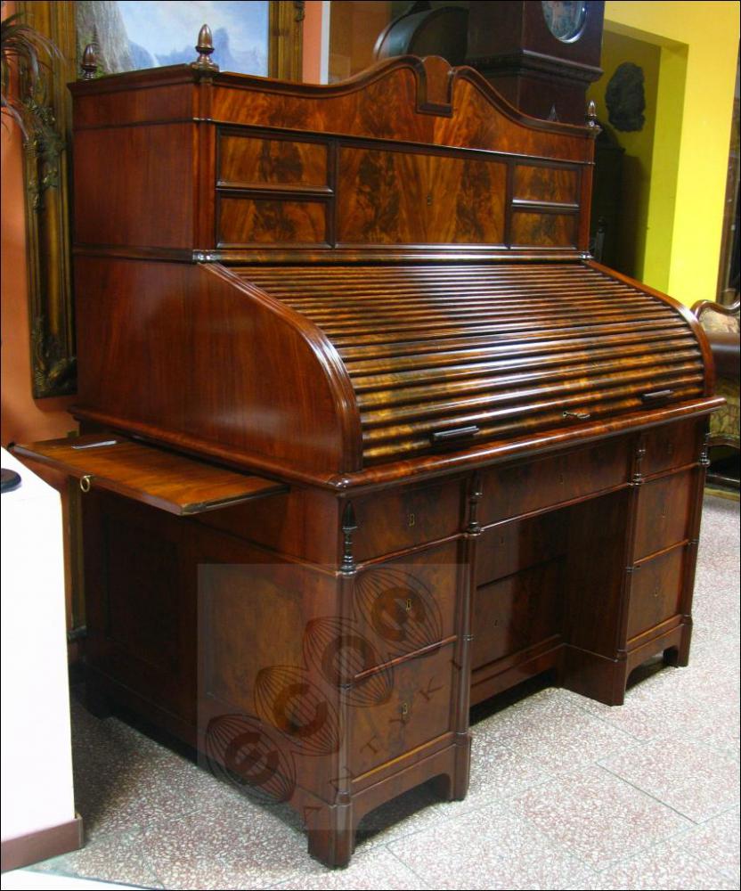 SEKRETERA -BIEDERMEIER - 1830-1850 - PO RENOWACJI - 4