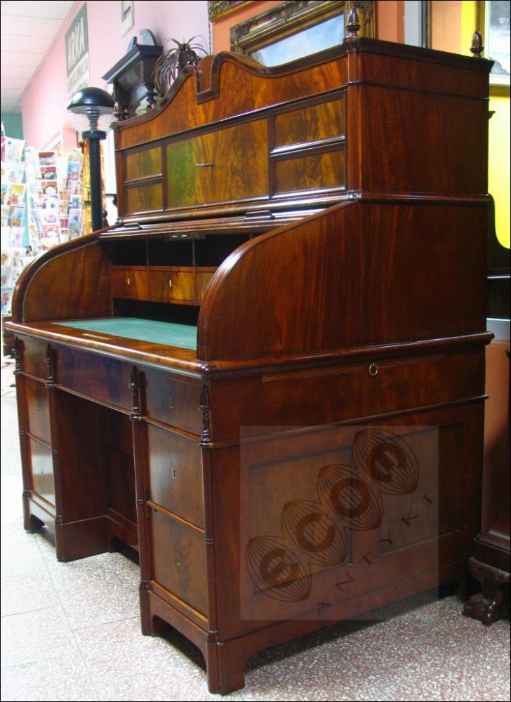 SEKRETERA -BIEDERMEIER - 1830-1850 - PO RENOWACJI - 5