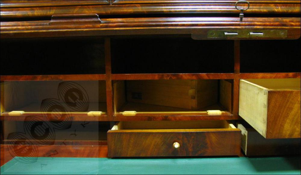 SEKRETERA -BIEDERMEIER - 1830-1850 - PO RENOWACJI - 22