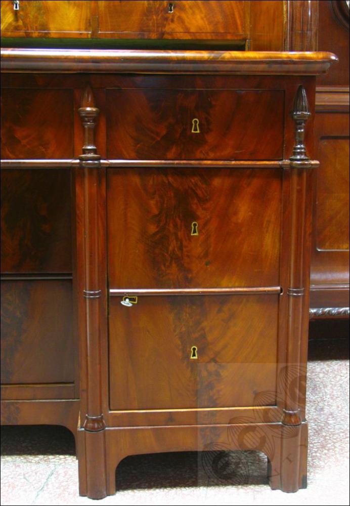 SEKRETERA -BIEDERMEIER - 1830-1850 - PO RENOWACJI - 36